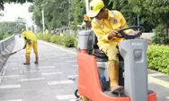 Dinas Bina Marga Adakan Kerja Bakti Serentak di Lima Wilayah Kota Jakarta