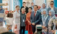 Presiden Jokowi dan Ibu Negara Kunjungi Stand Dekranasda Kota Medan di INACRAFT 2024