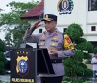 Kapolres Rohil Pimpin Apel Kesiapan Pengamanan Malam Takbir 1447 Hijriah, Pastikan Kamtibmas Kondusif