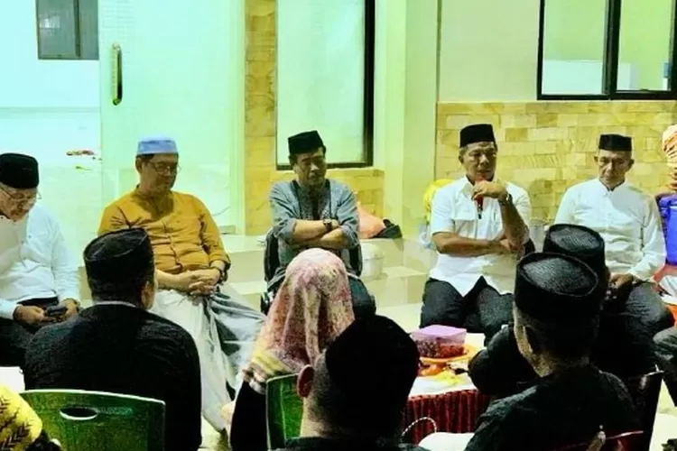 Bupati Bulukumba Andi Muchtar Ali Yusuf saat menghadiri safara ramadan di Kecamatan Kajang.