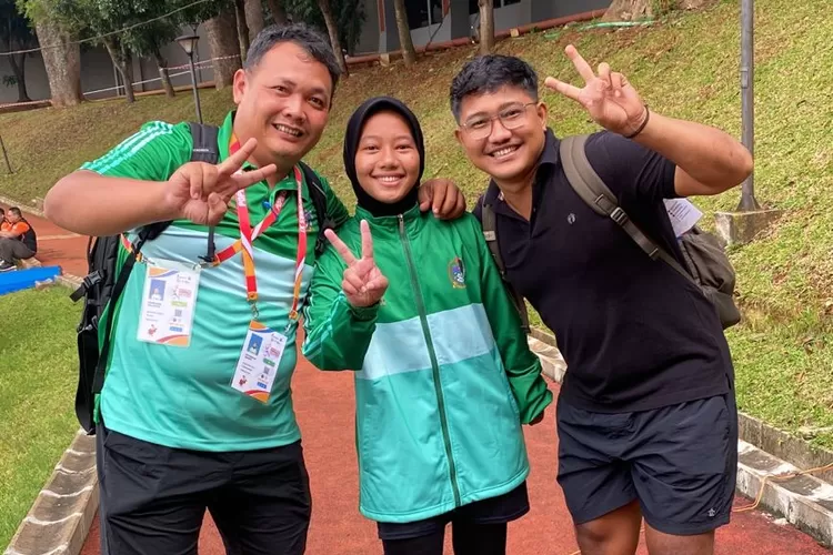 Usai tampil, Siti Rizqiyah Ananda mengaku gembira dengan hasil yang ditorehkan di Peparpenas.