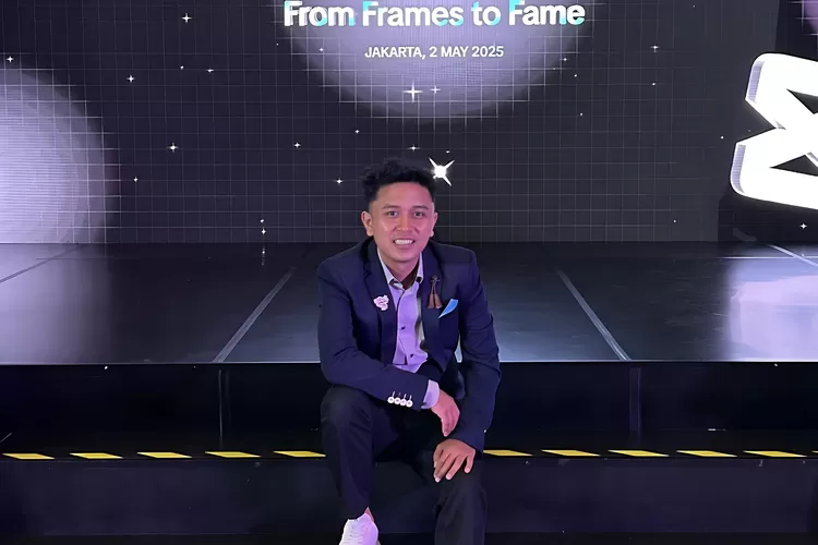 Rijal Maulana, seorang pemuda asal Desa Pasirangin, Kabupaten Purwakarta berhasil masuk ajang Capcut Gala 2025. (Foto: ist)