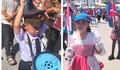 Antraksi Terbaik Drum Band Anak TK dan SD Untuk Menghibur Warga pada Pawai Kemeriahan HUT RI di Toba
