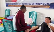 Donor Darah Warnai HUT Korpri ke-54 di Banggai Laut