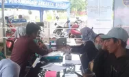 Peserta Mudik Gratis Jalani Verifikasi di Kantor Sudinhub Jakbar