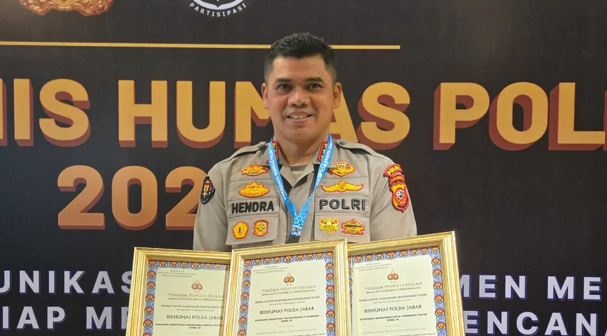 Kabid Humas Polda Jabar Raih Tiga Penghargaan di Rakernis Humas Polri ...