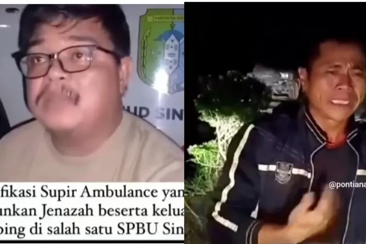 Sopir Ambulans Turunkan Jenazah di SPBU Sintang Terancam Sanksi Adat dan Pidana!   (foto X  Miss Tweet)