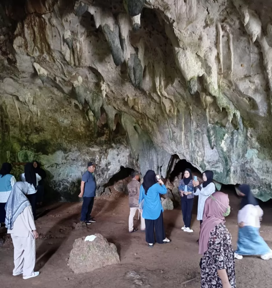 TUJUAN WISATA: Gua Tapak Raja di Desa Wono Sari, Kecamatan Sepaku, PPU, lokasi cikal-bakal digelarnya Festival Seribu Ketupat yang kini jadi agenda tahun di desa itu. (ISTIMEWA)
