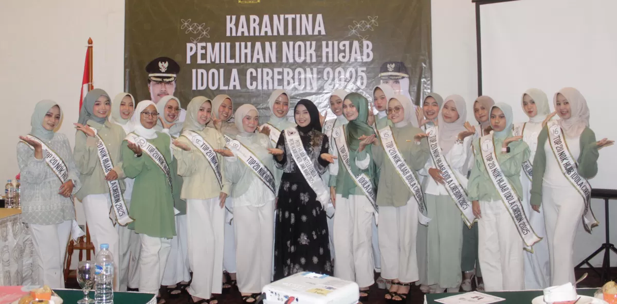 Tips public speaking ala Nahdiyatul Auliyah di karantina Nok Hijab Idola Cirebon 2025