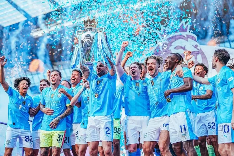 Manchester City juara Liga Inggris (Instagram @mancity)