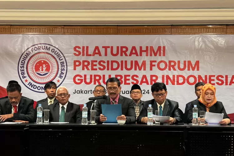Sejumlah akademisi yang hadir dalam Forum Guru Besar Indonesia
