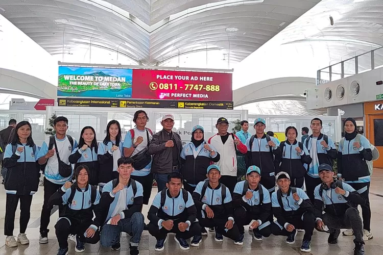 Tim Wushu dan Bertolak dari Medan