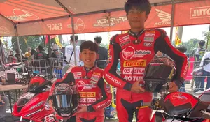 Dua Pebalap Honda Daya Jayadi Racing Team Raih Hasil Positif di Seri Perdana Kejurda Road Race Jabar 2024  