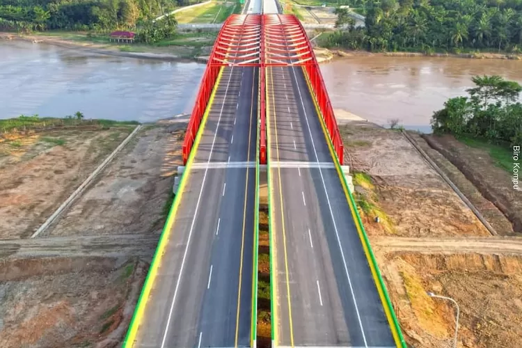 Jalan Tol Kuala Bingai-Tanjung Pura di Provinsi Sumatera Utara ini menjadi jalan tol teraru yang dioperasikan di rangkaian Jalan Tol Trans Sumatera (JTTS). (Instagram: Kemenpupr)