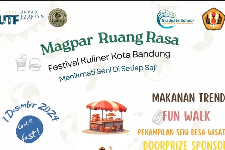 Magpar Ruang Rasa Meriahkan acara Unpad Tourism Fest 2024