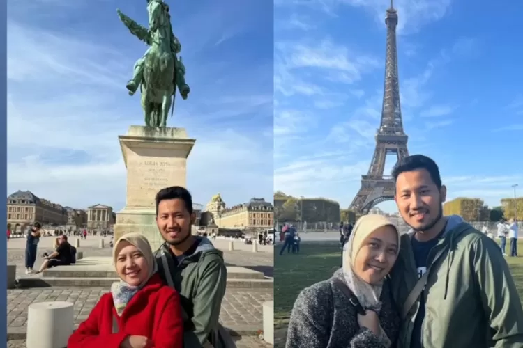 Sejak kuliah di Fakultas Kedokteran Universitas Airlangga, Surabaya, Vina sudah terbiasa tampil sederhana (Kolase dari Instagram.com/@anggafiandana)