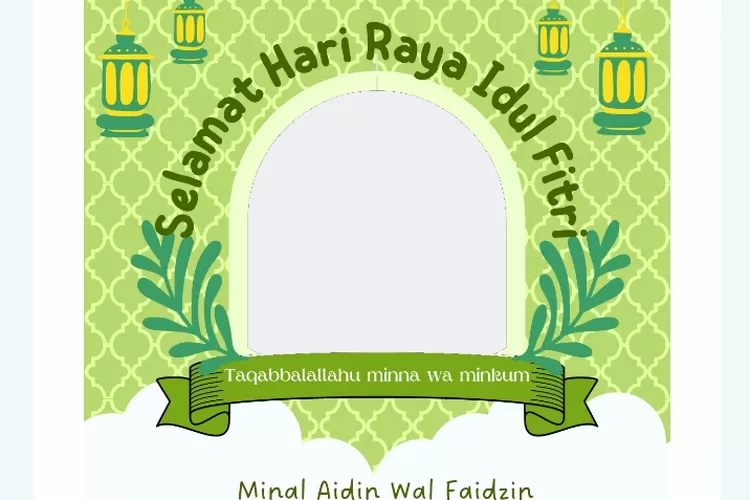 16 Link Twibbon Tulisan 'Minal Aidin Wal Faidzin', Hari Raya Idul Fitri ...