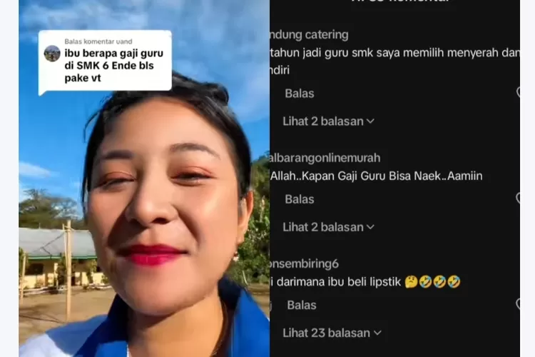 Viral di TikTok Gaji Guru Honor Perbulan di SMKN 6 Ende NTT Cuma Rp250 Ribu  - Jurnal Flores