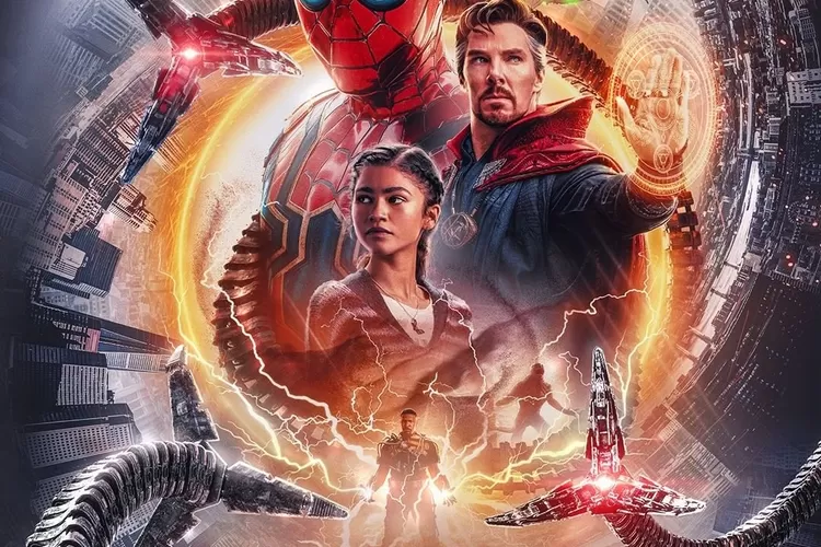 Poster untuk 'Spider Man No Way Home' yang tayang mulai hari ini, 15 Desember 2021, di bioskop kesayangan Anda di seluruh Indonesia (Instagram/@spidermanmovie)