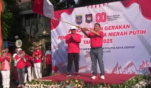 Pemkot Depok Bagikan 8.000 Bendera, Walikota Ajak Warga Kibarkan Merah Putih Sepanjang Agustus