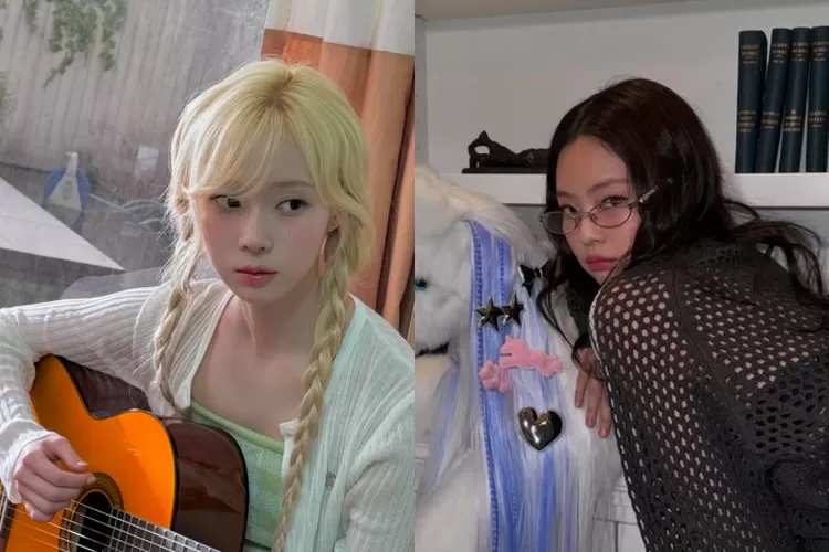 hubungan pertemanan Winter aespa dengan Jennie BLACKPINK bikin geger (Sumber : Instagram)