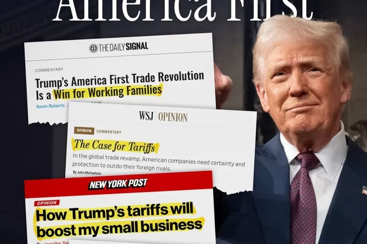 Kebijakan tarif dagang Donald Trump sebabkan Wall Street rontok (instagram.com/realdonaldtrump)