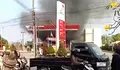 Stasiun Pengisian Bahan Bakar di Jalan Jalur Lingkar Selatan Sukabumi Terbakar