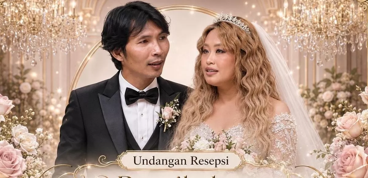 Warganet di media sosial digegerkan dengan postingan Pinkan Mambo yang mengumumkan acara resepsi pernikahannya dengan Arya Khan di tengah-tengah sebuah mall. (Instagram.com/@pinkan_mambo)