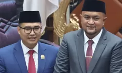 Momen Rudy Susmanto Sampaikan Pidato Perdana Setelah Menjadi Bupati Bogor di Kantor DPRD Kabupaten Bogor