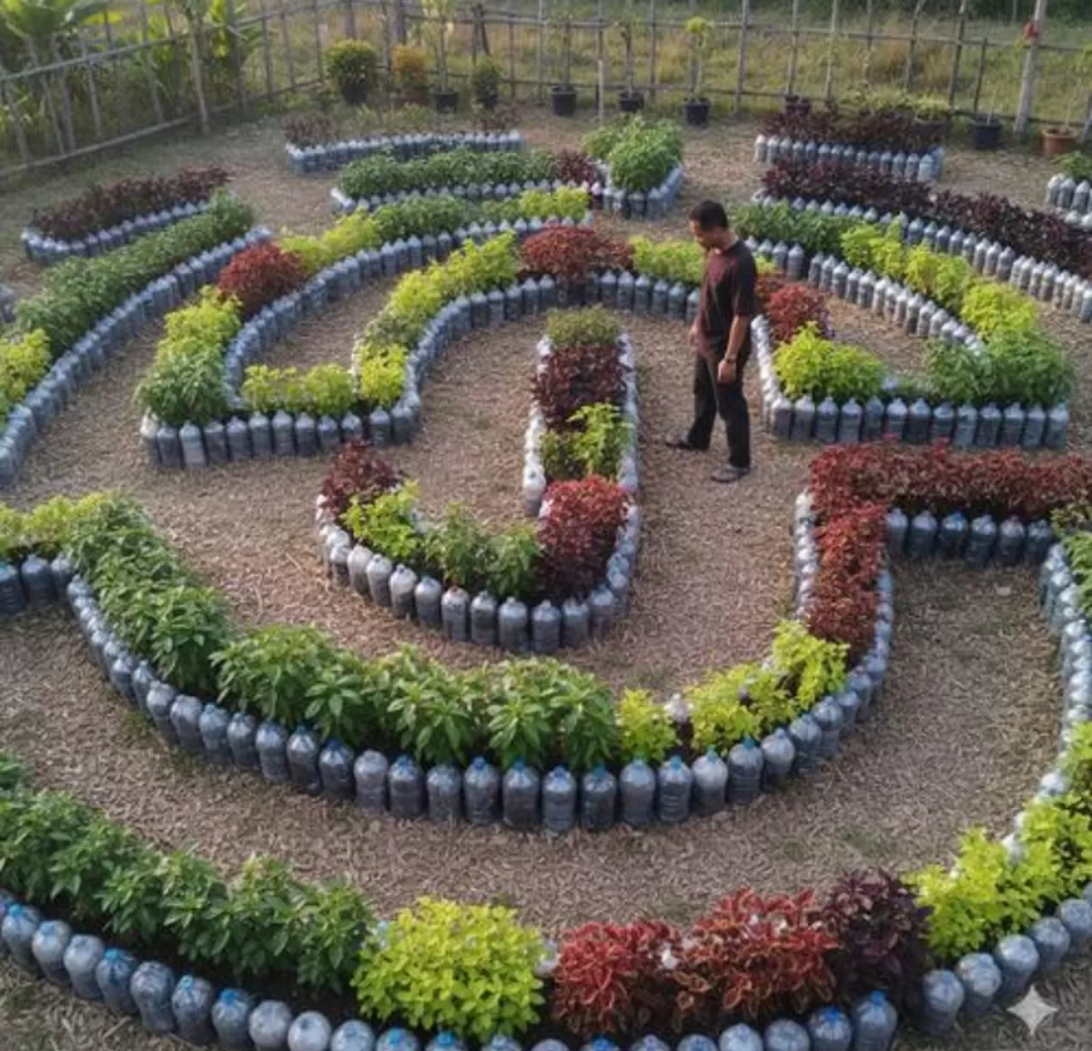 11 Desain Kebun TOGA dari Botol Plastik Bekas, Ide Cerdas Menanam ...
