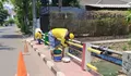 Jembatan di Jalan Taman Alfa Indah Dicat Ulang