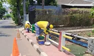 Jembatan di Jalan Taman Alfa Indah Dicat Ulang