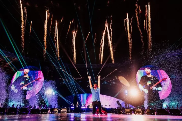 Konser Coldplay di SUGBK, Jakarta Pusat, Rabu (15/11/2023). (Sumber: Twitter @coldplay)