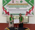 Teken MoU, Polres Dumai dan Akademisi Dorong Mahasiswa Jadi Garda Terdepan Green Policing dan Ketahanan Ideologi Bangsa