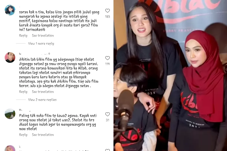 Film Horor Yang Dibintangi Ria Ricis Dan Yasmin Napper Berjudul Kiblat Dapatkan Banyak Hujatan 