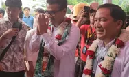 Calon Wali Kota dan Wakil Wali Kota Bogor Dokrer Rayendra dan Eka Maulana selesai menggelar deklarasi untuk maju di Pilkada Kota Bogor 2024