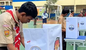 Berlangsung Demokratis! Siswa Antusias Beri Hak Suara Pemilihan Ketua OSIS SMPN 9 Depok