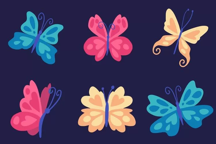 butterfly in the stomach berarti kupu-kupu diperutku. Namun, idiom ini untuk penggambarkan perasaan nervous atau deg-degan. (Freepik)