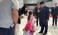 Beautiful!: Momen Manis Prabowo Berpapasan dan Sapa Anak Kecil Brasil