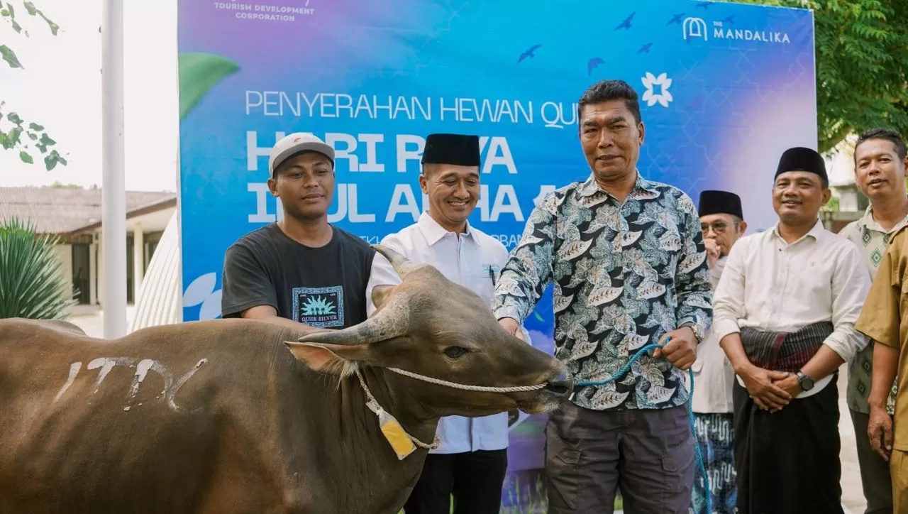 ITDC bersama tenant, mitra, dan stakeholder kawasan menyalurkan 29 hewan kurban di momen Idul Adha 1447 H.