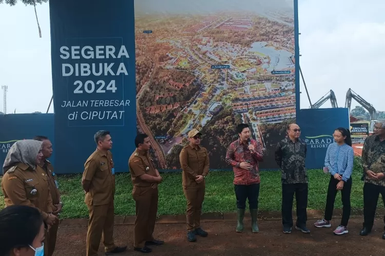 Progress Group, salah satu pengembang properti terkemuka di Indonesia, resmikan pembangunan jalan penghubung (groundbreaking) di Ciputat, sebagai bagian penting dari pengembangan akses boulevard dari township Paradise Resort City.
