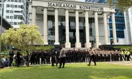 Keamanan Ditingkatkan! Gedung MK Kini Dijaga Ketat, Ratusan Polisi Siap Lindungi Sidang PHPU