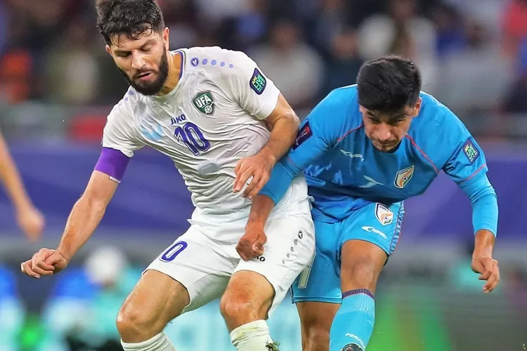 Uzbekistan menang 3-0 atas India pada pertandingan Grup B Piala Asia 2023 di Ahmed bin Ali Stadoum (Instagram @qatar2023)