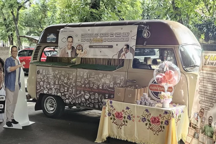 Food truck yang dikirimkan Humanies untuk Anies Baswedan (X @AniesBubble)
