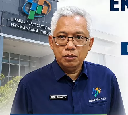 Kepala BPS Sultra Hadi Susanto
