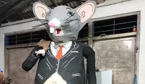 Heboh Patung Tikus Berdasi di Bangkalan, Batal Tampil di Karnaval karena Dinilai Provokatif