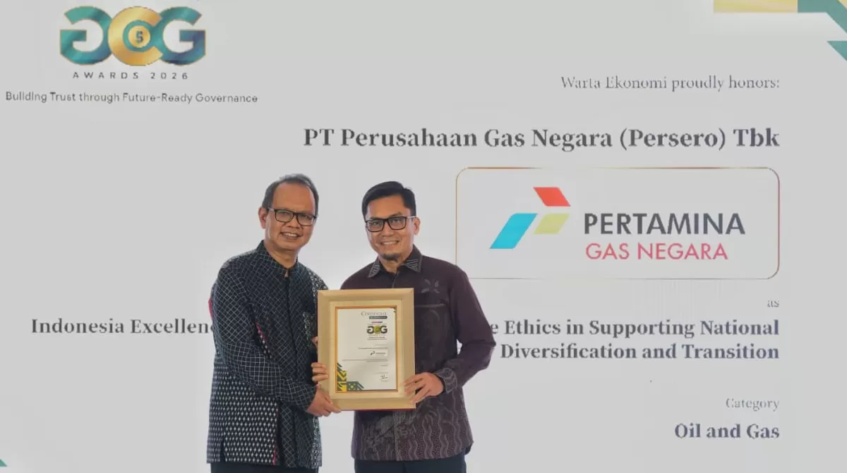 Bukti Kepatuhan dan Integritas Tata Kelola Perusahaan, PGN Raih Penghargaan Indonesia Excellence Good Corporate Governance Awards 2026  