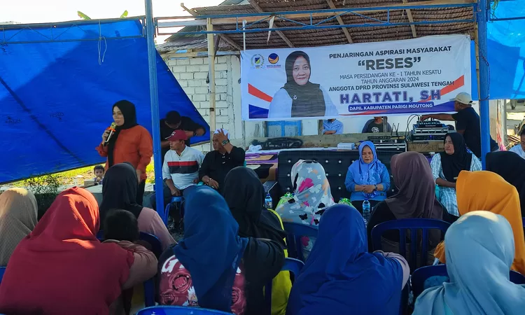 Reses anggota DPRD Sulteng, Hartati. 