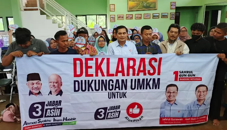 Komunitas UMKM Banjaran deklarasikan dukungannya kepada Sahrul Gunawan dan Gun Gun Gunawan
