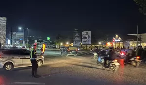 Polantas Polda Sultra Intensifkan Patroli Malam Minggu, Situasi Kota Tetap Aman dan Kondusif